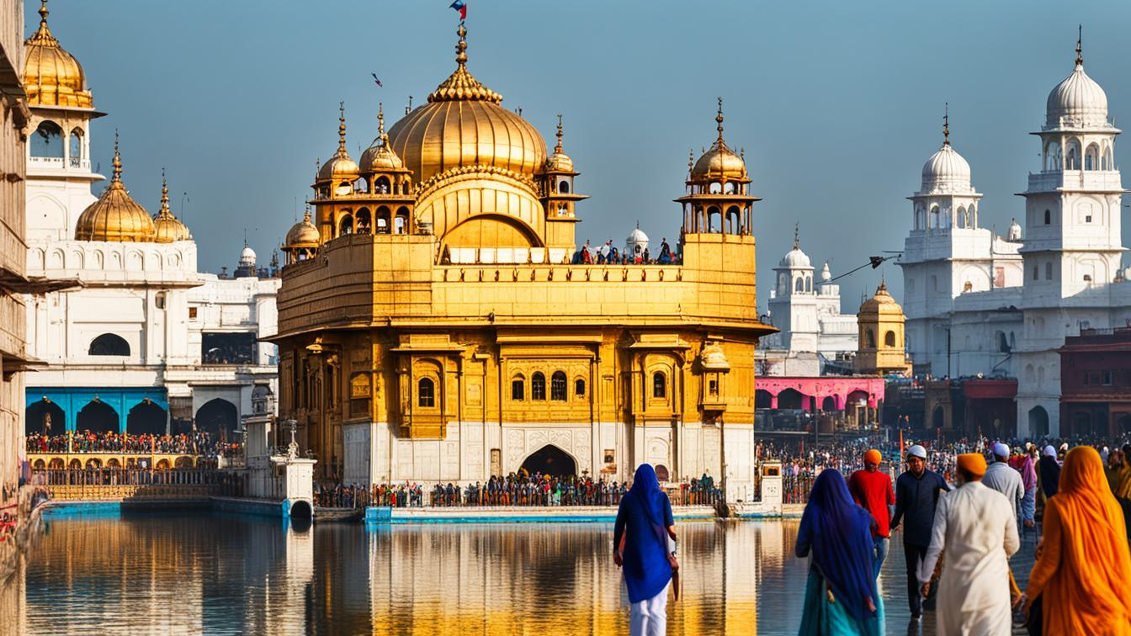 Golden Temple with Golden Triangle